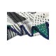 thumbnail image 3 of Bufanda de cuello con pliegues en rombo INSPIRE CHIC para mujer, color verde, 3 of 5