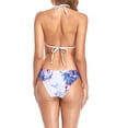 thumbnail image 4 of Traje de baño cómodo dividido para mujer Traje de tres piezas estampado Bikini de playa europeo y americano OAVQHLG3B Store  lin121212, 4 of 4