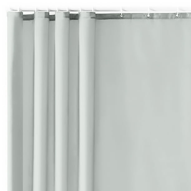 soft p shower curtain liner with and metal grommets , mildew