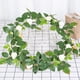 thumbnail image 1 of Guirnalda de rosas artificiales para decoración de techo | Enredadera floral artificial con hojas | Planta colgante de plástico de 130 cm de largo para decoración del hogar, oficina, bodas y fiestas, 1 of 3