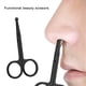 thumbnail image 2 of Tijeras para el pelo de la nariz, recortador de belleza de cabeza redonda puntiaguda de acero inoxidable ligero, recortador de pelo de la nariz, cortador de pelo de la nariz ergonómico Tan Jianjun unisex, 2 of 2