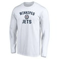 thumbnail image 2 of Men's White Winnipeg Jets Victory Arch Long Sleeve T-Shirt, 2 of 3