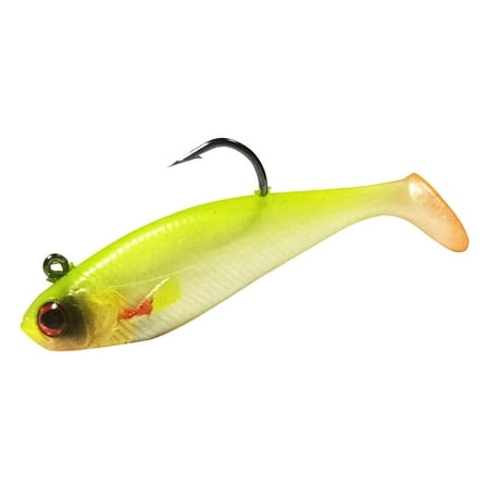 SwimBaits For Fishing Pre-Rigged Heads Soft Plastic Walleye Fishing Paddle Tail Swimbaits For Bass Fishing FishingBait For FreshwaterSaltwater