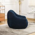 thumbnail image 3 of Peispie Giant Bean Bag Chair with Filler, Tufted Soft Stuffed Lazy Sofa, Comfy Cozy BeanBag Chairs with Memory Foam for Dorm, Living Room, 300lbs, Dark Blue, 3 of 6
