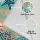 thumbnail image 4 of Alfombra Tritard Nautical Coastal, 122 x 183 cm, turquesa, 4 of 7