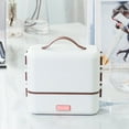 thumbnail image 1 of Cheers Portable Electric Lunch Box Compact Stainless Steel Tear Reasistant Lunch Warmer Container for Office, 1 of 2