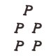 thumbnail image 1 of Moyic Letras de Metal para casa, placa decorativa de hierro fácil de instalar, duradera y resistente al óxido, B17--P Type2 NO2, 1 of 6