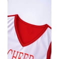 thumbnail image 7 of TiaoBug Kids Girls Cheerleading Uniform Dance Dress Sleeveless V Neck Letter Dresses 6-14, 7 of 7