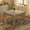 Beige 1 Table, variant on Morden Fort Mid-Century Farmhouse Dining Table for 2-4 People, Wooden Square 35.75" H Kitchen Counter Table with 42" Tabletop