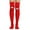 A, variant on NMMUED Christmas Socks Christmas Socks for Adults Warm Socks for Women Red and White Socks Striped Tube Socks Red and White Striped Socks Cute Thigh High Socks A One Size
