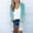 Mint Green, variant on LOVZFMLL Cardigan for Women's Fashionable Long Sleeve Round Neck Floral Printed Cardigan Jacket