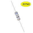 thumbnail image 1 of Uxcell Resistor de película de óxido metálico de 68 Ohm 3W ±5% Tolerancia 40 Contenido, 1 of 7