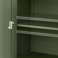 thumbnail image 5 of LEDREM Bathroom Cabinets Freestanding, Bathroom Storage Floor Cabinet with Doors and Adjustable Shelves, Green, 5 of 7