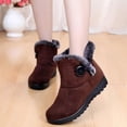 thumbnail image 5 of Winter Boots for Women Snow Boots Warm Ankle Booties Cozy Fur Lined Waterproof Non Slip Winter Shoes for Cold Weather, Fashion Warm Walking Boot for Outdoor Casual Wear, 5 of 5