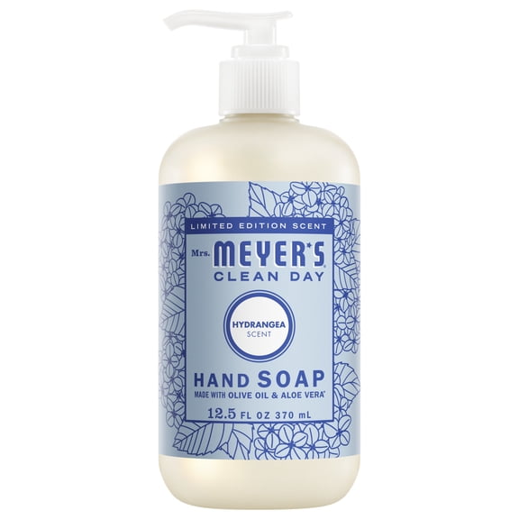 Mrs. Meyer’s Clean Day Hand Soap, Hydrangea Scent, 12.5 Fl Oz