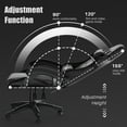 thumbnail image 3 of Bigzzia Gaming Chair with Lumbar Support & Height Adjustable, Black, 3 of 8