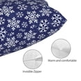 thumbnail image 3 of Yiaed Snowflakes On Dark Blue Print Brushed Microfiber Envelope Pillowcases, Standard,Envelope Closure Pillow Cases(No pillow core)-20"x30", 3 of 6