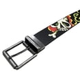 thumbnail image 4 of Ed Hardy Men's Live To Ride Reversible Belt (40, Black/Grey), 4 of 6