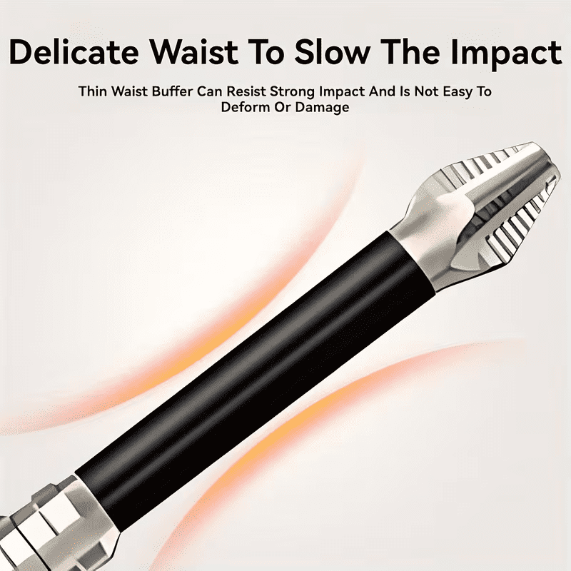 K5 Strong Magnetic Anti-Slip Phillips Screwdriver Bit Set - 6-Piece Set with Multiple Sizes (PH2) Electric Screwdriver Bits, Slim Waist Impact-Resistant Drill Bits, Home Repair & DIY Tools