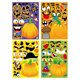 thumbnail image 4 of Juguete de bricolaje perfecl 16 hojas de pegatinas de Halloween Zombie Pumpkin Monster, 4 of 5