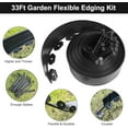 thumbnail image 4 of Landscape Edging No Dig 4 inch Tall 33FT Garden Edging with 30 Spikes, Landscape Edging Border for Landscaping, Lawn, Flower Beds, Grass and Yard (4inch 33ft), 4 of 5