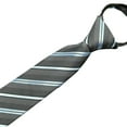 thumbnail image 2 of D-GROEE Zipper Ties for Men Adjustable Men's Pretied Neckties Zip on Tie for Men Daily Wear, 2 of 8
