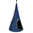 thumbnail image 5 of Gymax 40'' Kids Nest Hammock Swing Chair Hanging Tree Tent w/ 2 Windows Blue, 5 of 6