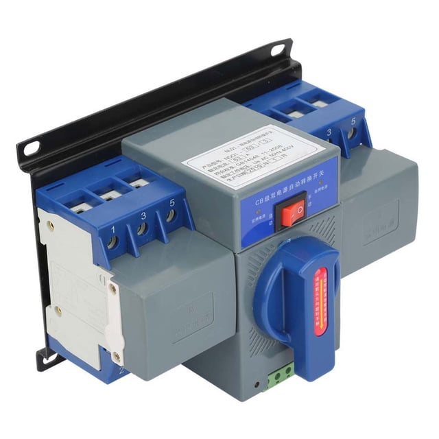 Doble Potencia Mini AC 50Hz 380V 63A 3P Manual 3 Modos De Trabajo Opcionales Interruptor De Transferencia, Tiendas De Protección Completa Para Hospitales