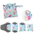 thumbnail image 3 of 7 Pcs/Set Bamboo Charcoal Cloth Menstrual Pads/Reusable Sanitary Pads/Mama Panty Liners,Including 1Pc Mini Wet Bag +6Pcs (2S,2M,2XL) Reusable Cloth Pads, 3 of 7