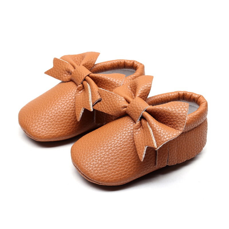 Newborn Baby Girl Shoes Cute Solid Color Princess Baby Anti-slip On Shoes 0-2T Toddler First 