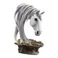 thumbnail image 5 of TISHITA Horse Head Statue Desktop Animal Bust Sculpture for Office Bookshelf Centerpiece Decoration Birthday Gift White, 5 of 8