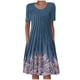 thumbnail image 1 of Vestidos Para Mujer Vestidos Casuales Estampado de Moda Causal Cuello Redondo Manga Corta Vestido Con Bolsillos de Vacaciones Odeerbi ODB158014, 1 of 6