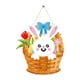thumbnail image 2 of CaiYueKe Easter Bunny Wall Decor Hanging Wooden Sign Spring Holiday Home Decoration Party Pendant Ornament for Indoor Outdoor Seasonal Festive Decorations Housewarming Gift, 2 of 7