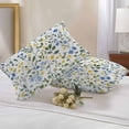 thumbnail image 2 of Lumbar Pillow Covers 20x12 Inch Set of 2, Elegant Blue Yellow Spring Floral Waterproof Outdoor Pillow Covers, Summer Botanical Green Decorative Cushion Pillowcases for Couch, Sofa, Bed, Garden, Patio, 2 of 9