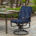 thumbnail image 4 of ARDEN 2-Pack Outdoor Patio Dining Chair Cushion, 20x44, Rain-Proof Seat Pad, Fade-Resistant Outdoor Cushion Sapphire Liberty Mosaic, 4 of 9