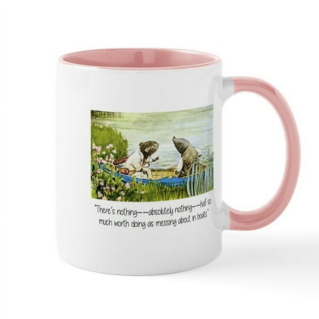 

CafePress - Wind In The Willows Inspirational Mug Mugs - 11 oz Ceramic Mug - Novelty Coffee Tea Cup