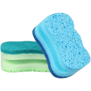 Scrub Buddies Nail Guard Sponges, 3-ct. Bonus Packs (Green-Blue)