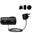 thumbnail image 1 of International AC Home Wall Charger suitable for the Samsung HMX F80 F90 - 10W Charge supports wall outlets and voltages worldwide - Uses Gomadic Brand, 1 of 4