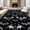 Black, Pattern 1, variant on ODIKA 4'x6' Machine Washable Non-Slip Area Rug, Striking Gothic Charm Theme High Traffic Rug, Black, 29668