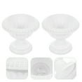 thumbnail image 3 of Jardinière en Plastique Blanc pour Décoration Résistant aux Intempéries et à la Corrosion Adapté à une Utilisation en Extérieur 2 Pcs, 3 of 8