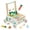 Green, variant on Jolie Vallee Wooden Baby Walker,Push Walker with Activity Center,Push Wlakers for Babies 12 M+,Adjustable Speed and Height Walkers for Boys/Girls