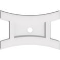 thumbnail image 1 of Ekena Millwork CMP12X8HN-01000 1 in. ID x 2.5 in. Rectangle Haven Architectural Grade PVC Contemporary Ceiling Medallion, 1 of 1