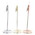 thumbnail image 2 of CIMAXIC Wedding 3pcs Flamingo Shape Cards Clamp Stand Photo Clips Wedding Party Desktop Decoration,5.31"X1.57"X1.57", 2 of 5
