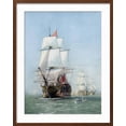 thumbnail image 2 of Art.com Vintage Print of Hms Victory of the Royal Navy Art Print by Stocktrek Images, Brown Frame Wall Art, 23" x 29", 2 of 5
