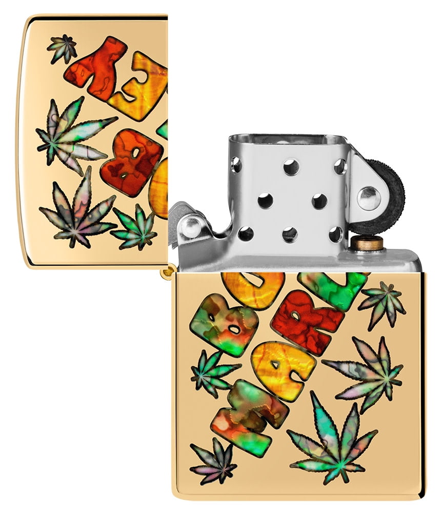 Zippo Bob Marley Fusion High Polish Brass Pocket Lighter