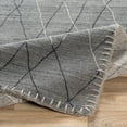 thumbnail image 4 of Surya ARQ2300-810 8 x 10 ft. Arlequin Hand Knotted Rug, Medium Gray, Taupe & Black, 4 of 5