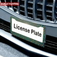 thumbnail image 4 of 2Packs License Plate Frames with Green and Orange Forest Pattern Includes Screws & Caps Full Accessories Included Size 6.3x12.2inch(16x31cm), 4 of 8