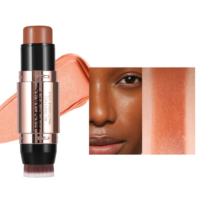 SUNSIOM Double-End Contour Sticks, Shades with Highlighter Bronzer Blush, Non-Greasy and Waterproof Contouring Pen