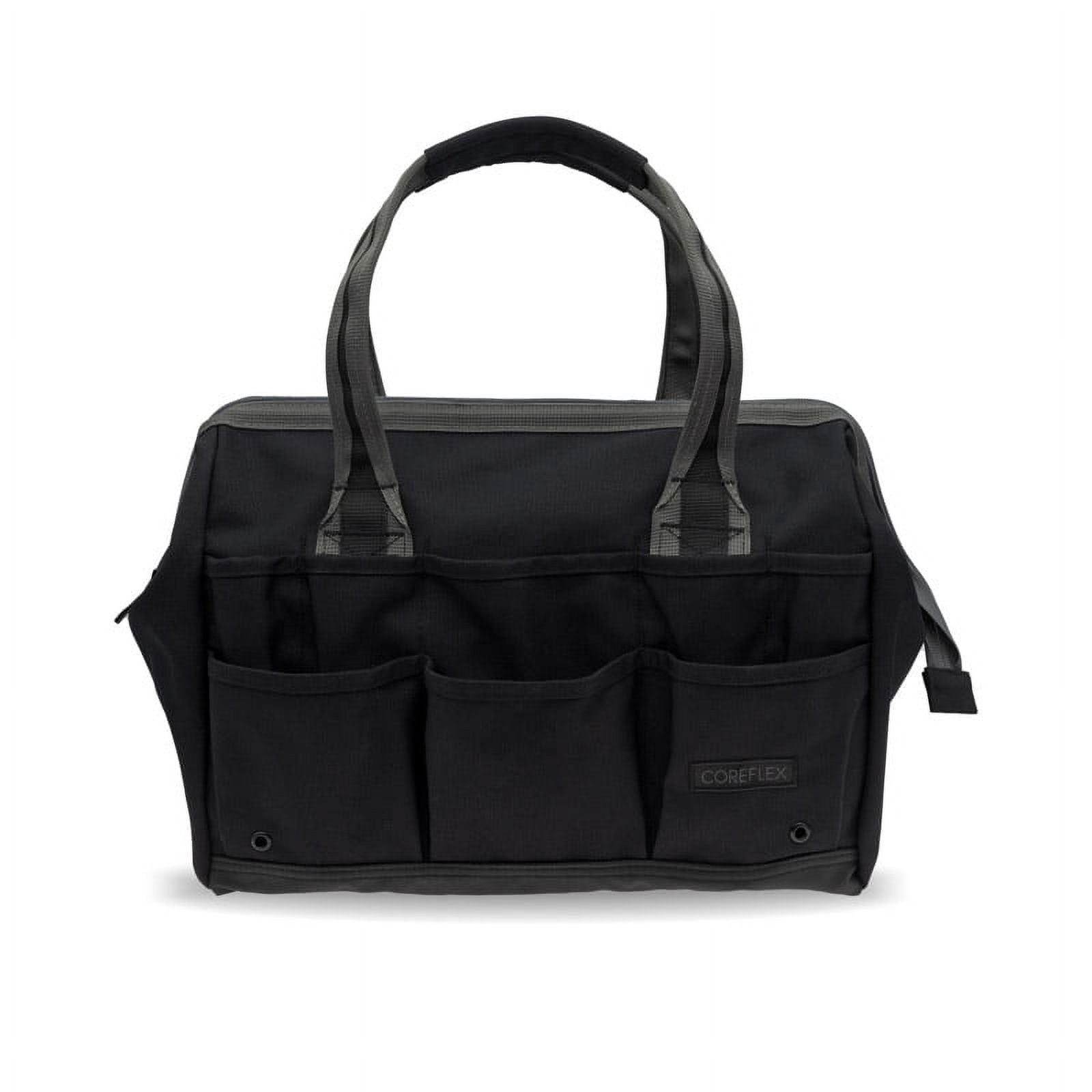 Coreflex Tool Bag, 14inch wide mouth multiple purpose bag for Plumbers, Electricians, Handymen