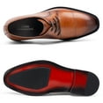 thumbnail image 3 of CMR CHAMARIPA Men's Lace-up Derby Dress Shoes High Heel Leather Formal Shoes Invisible Height Increasing Elevator Shoes That Make You Taller 2.76 Inches, 3 of 6